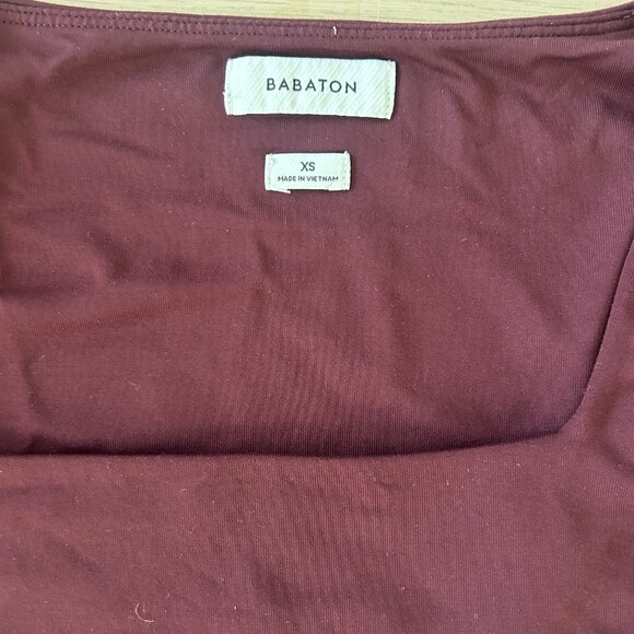 Babaton Burgundy Long Sleeve - Picture 2 of 3